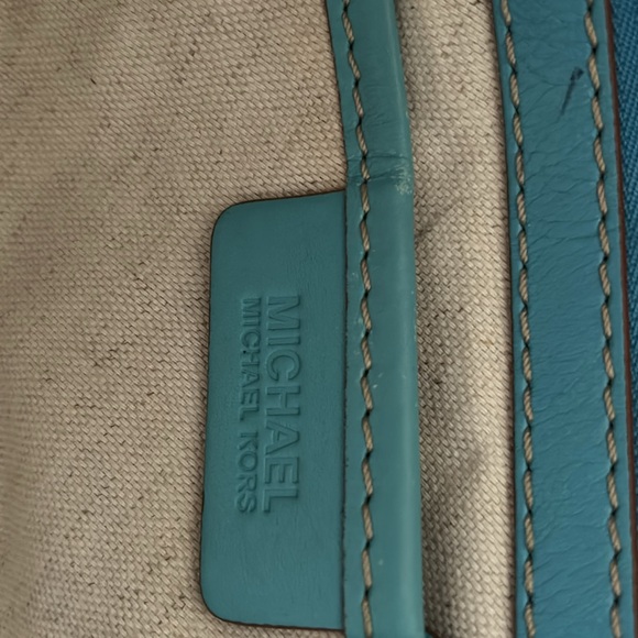 Vintage MK Turquoise purse bag - Picture 15 of 16